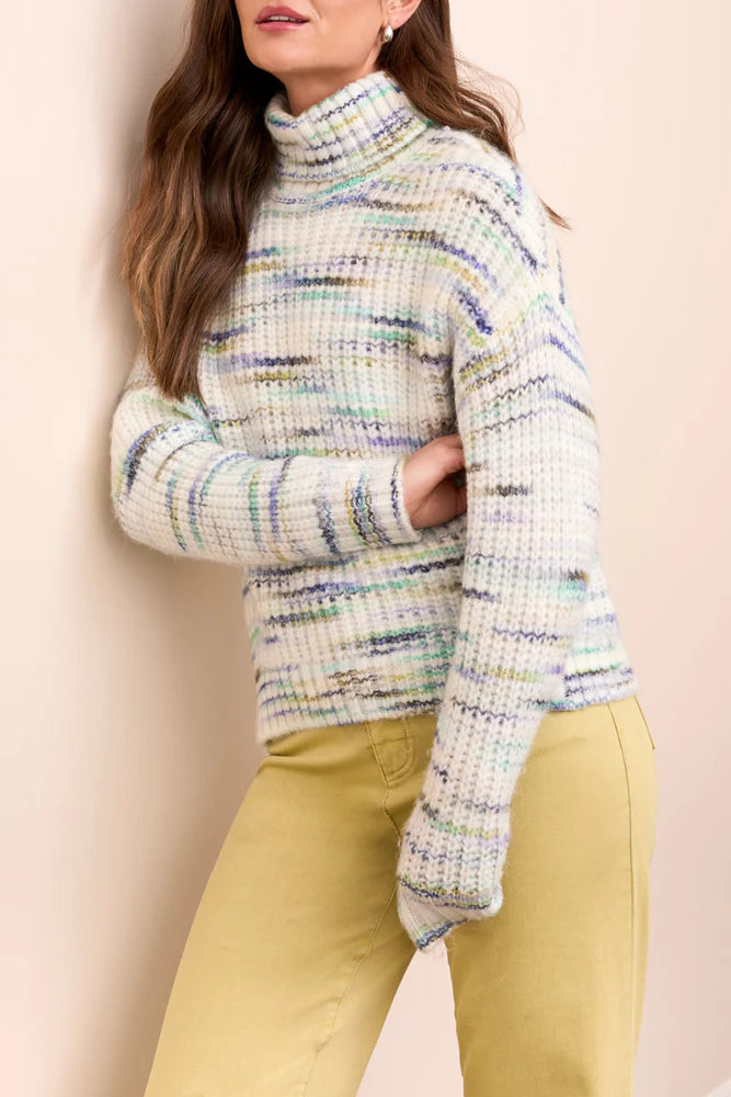 Tribal Turtleneck Sweater