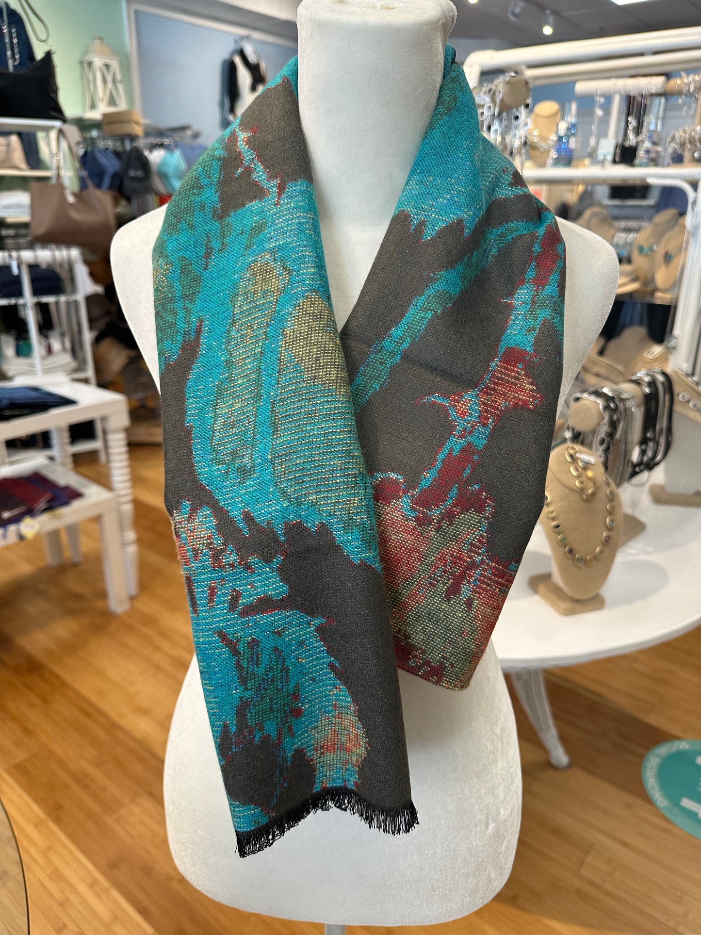 Reversible Cashmere Scarf