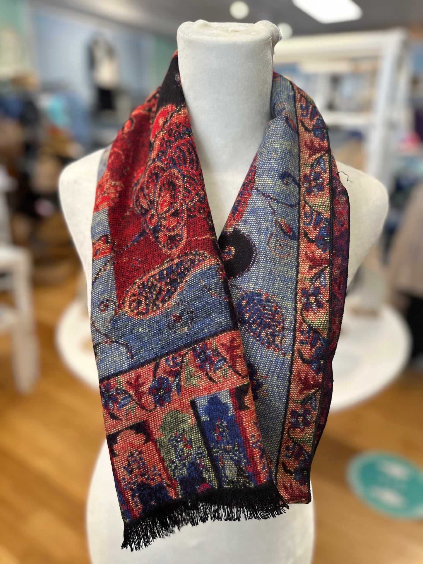 Reversible Cashmere Scarf
