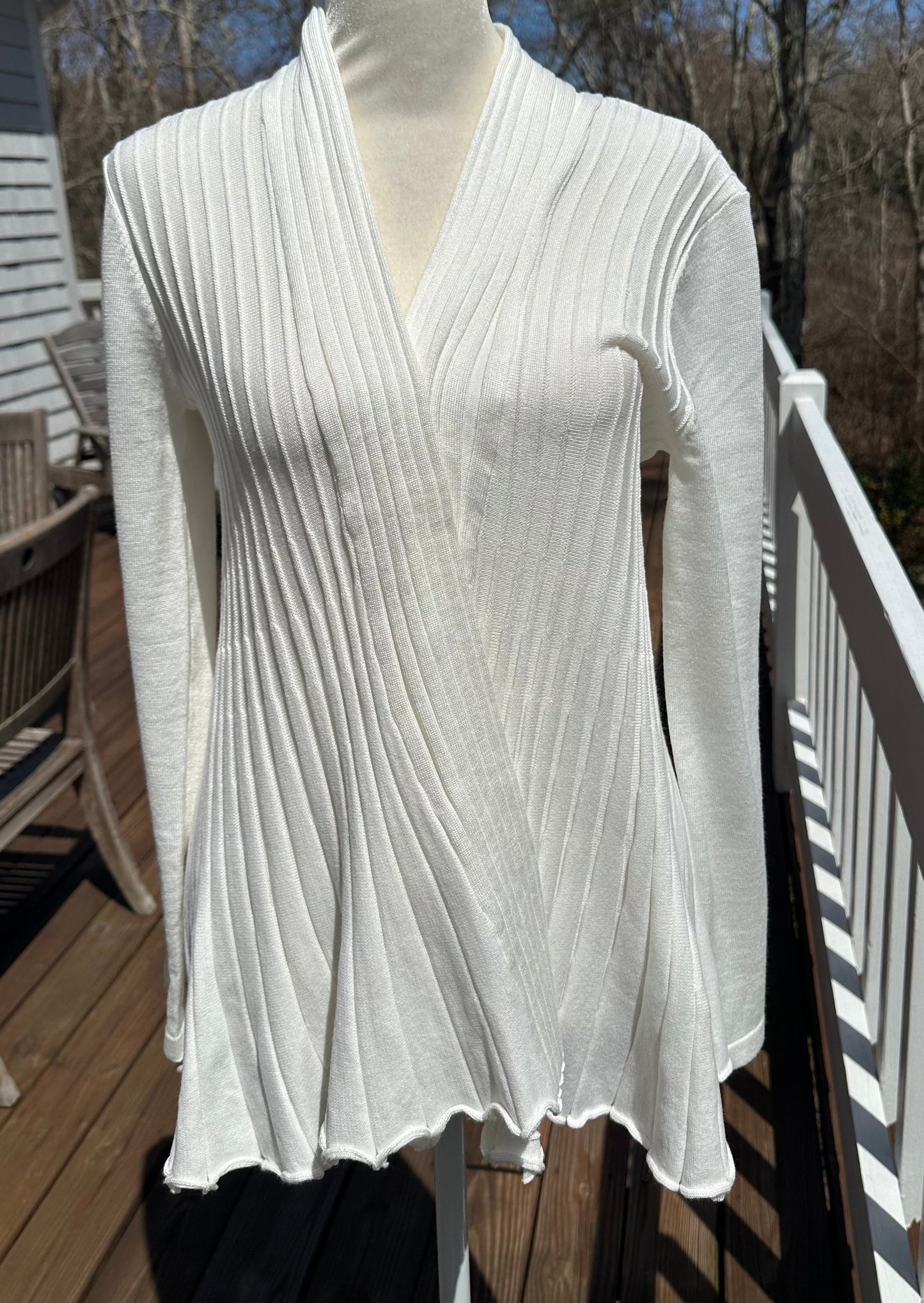 Sunday Ribbed Cardigan Sweater