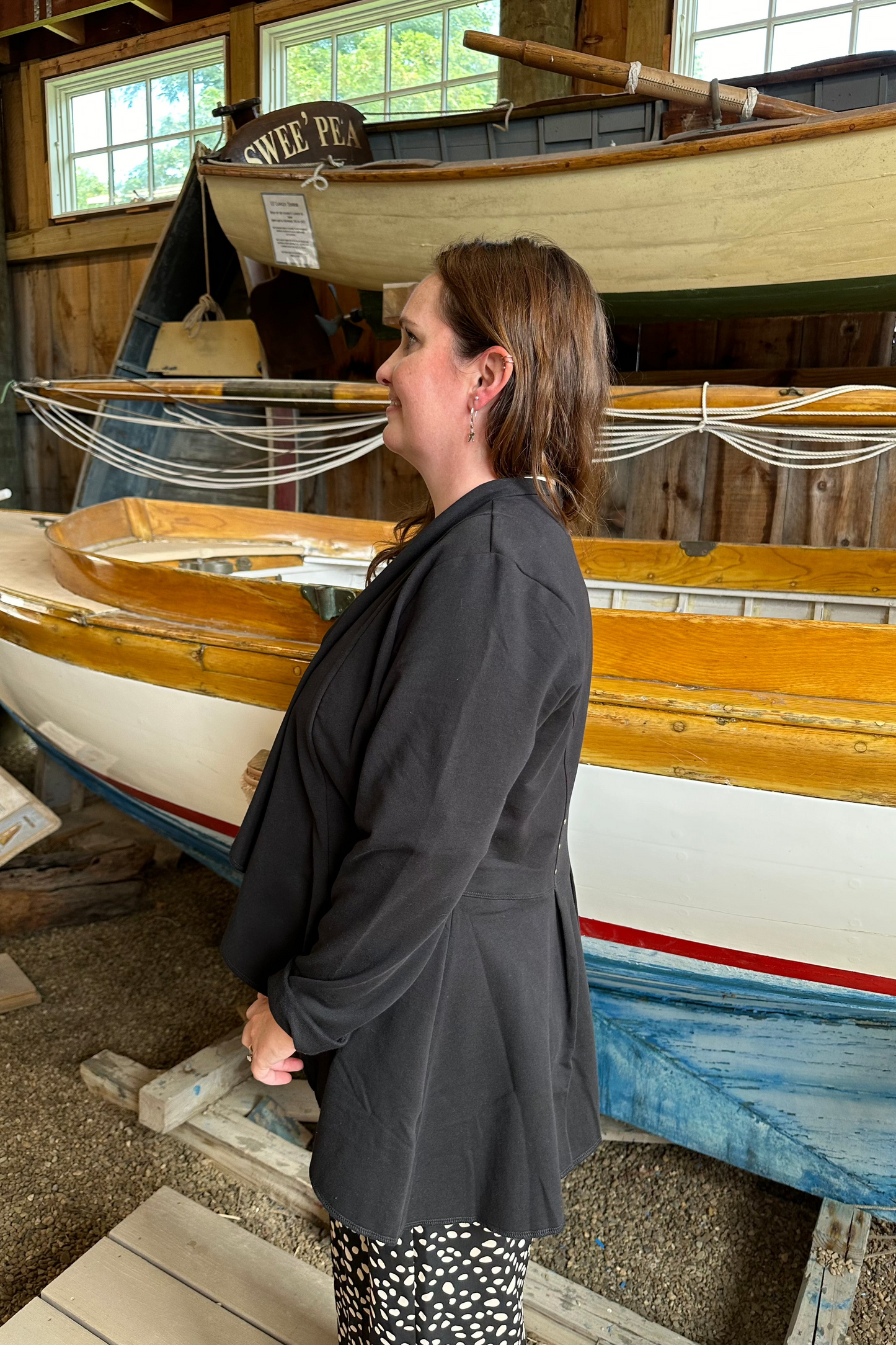 Habitat French Terry Drape Front Jacket-50% OFF