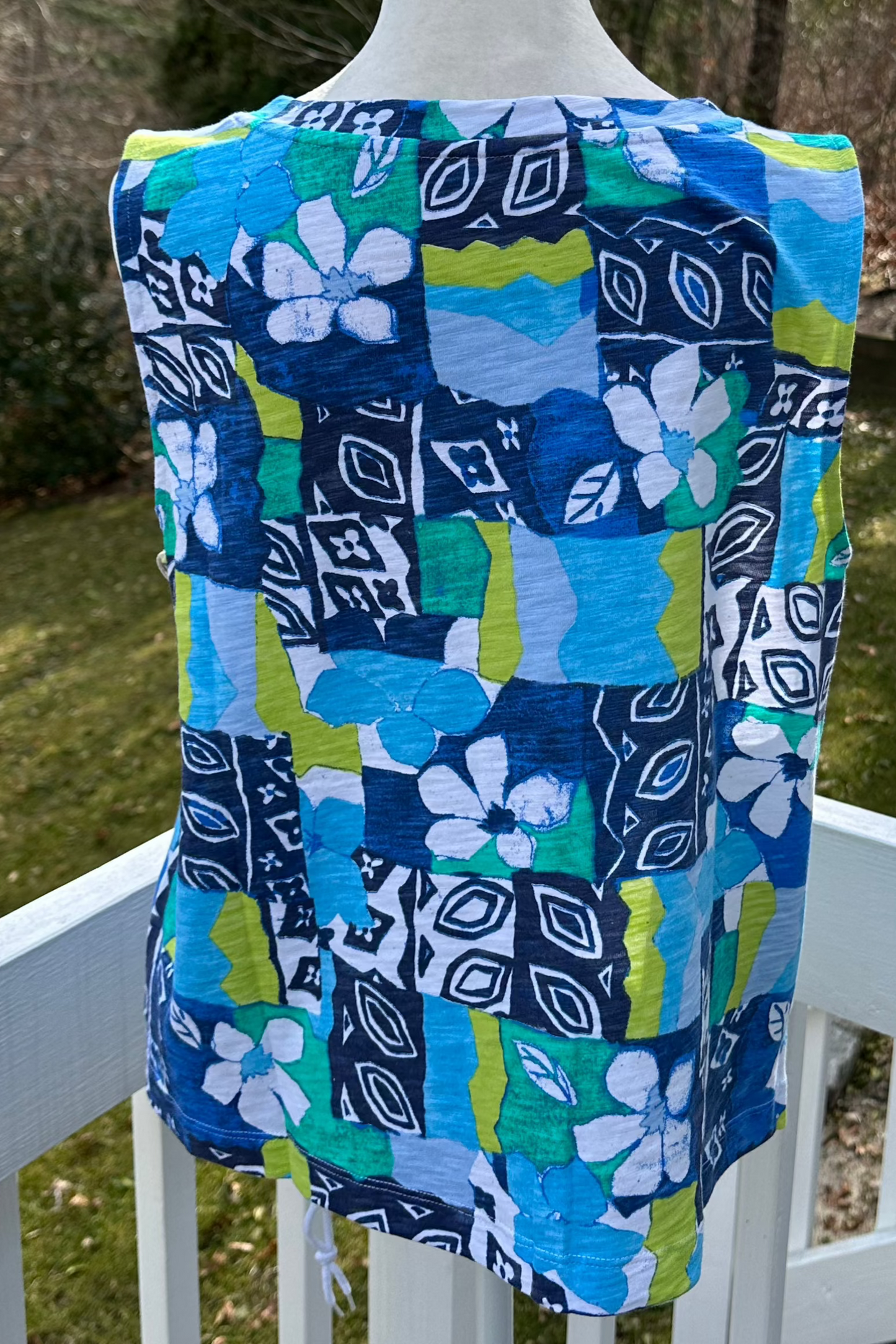Escape Block Print Sun & Sea Tank