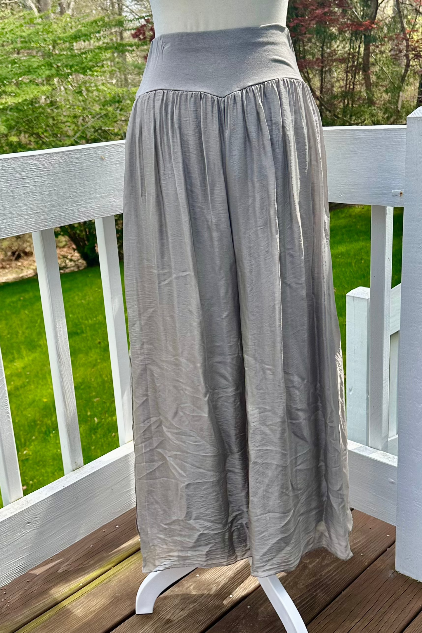 Tempo Paris Palazzo Silk Pant
