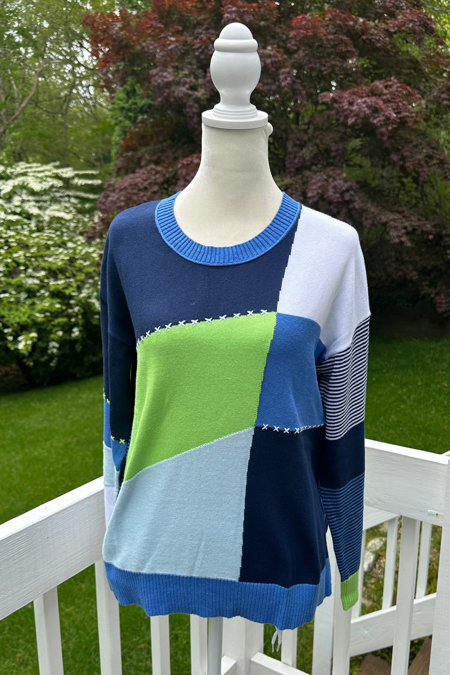 Zaket & Plover Patchwork Sweater-25% OFF