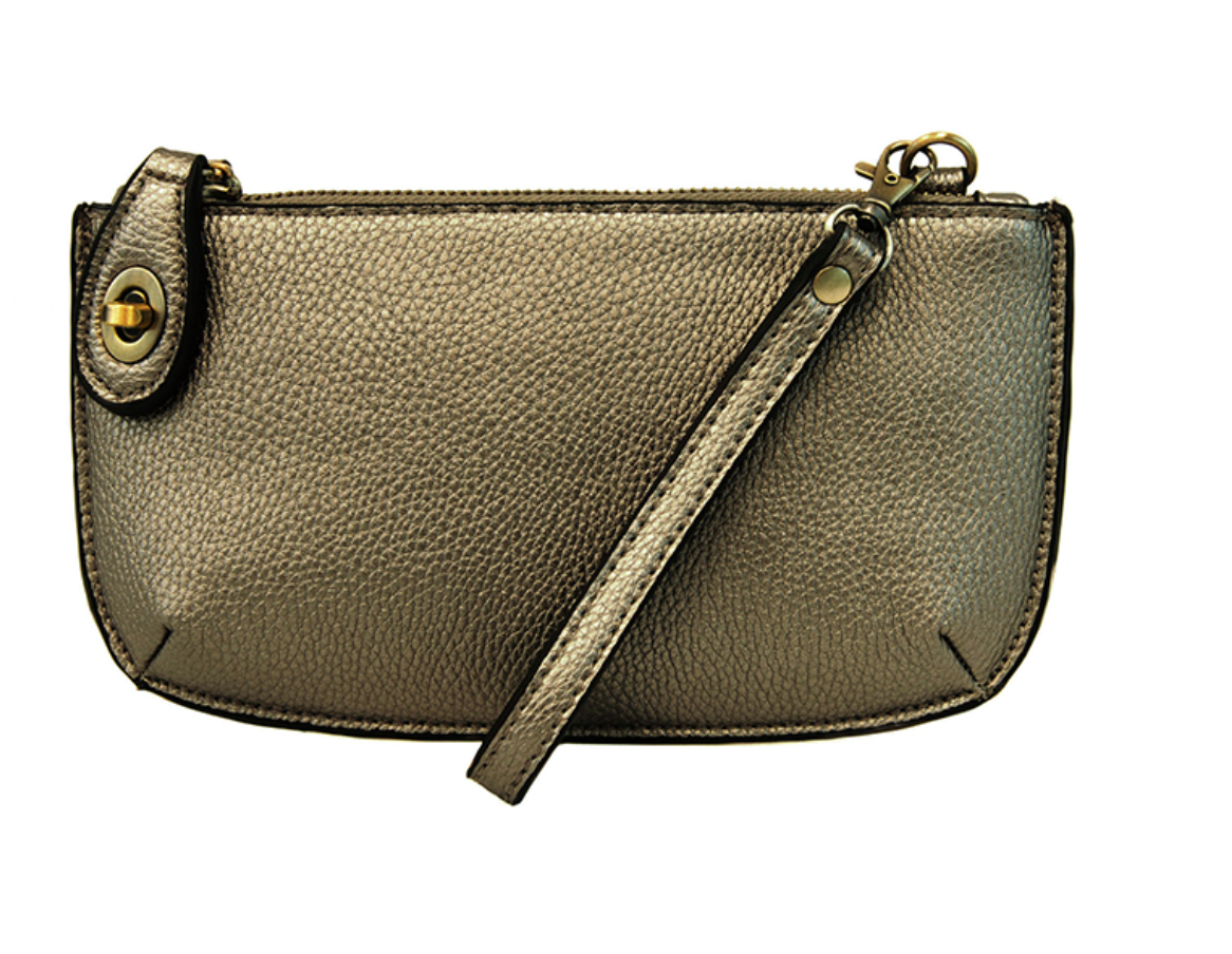 Mini Cross Body Wristlet Clutch-NEW COLORS