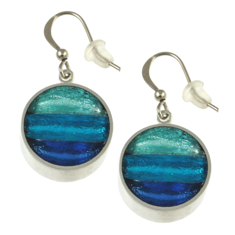 Origin Circle Stripe Earring