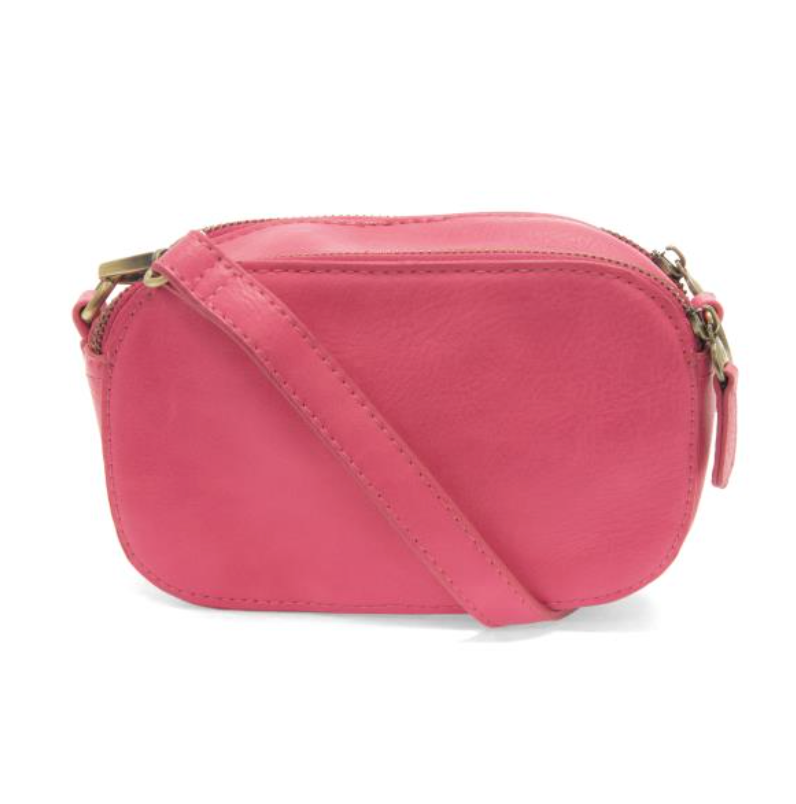 Joy Layne Mini Camera Crossbody - Cha Cha Pink