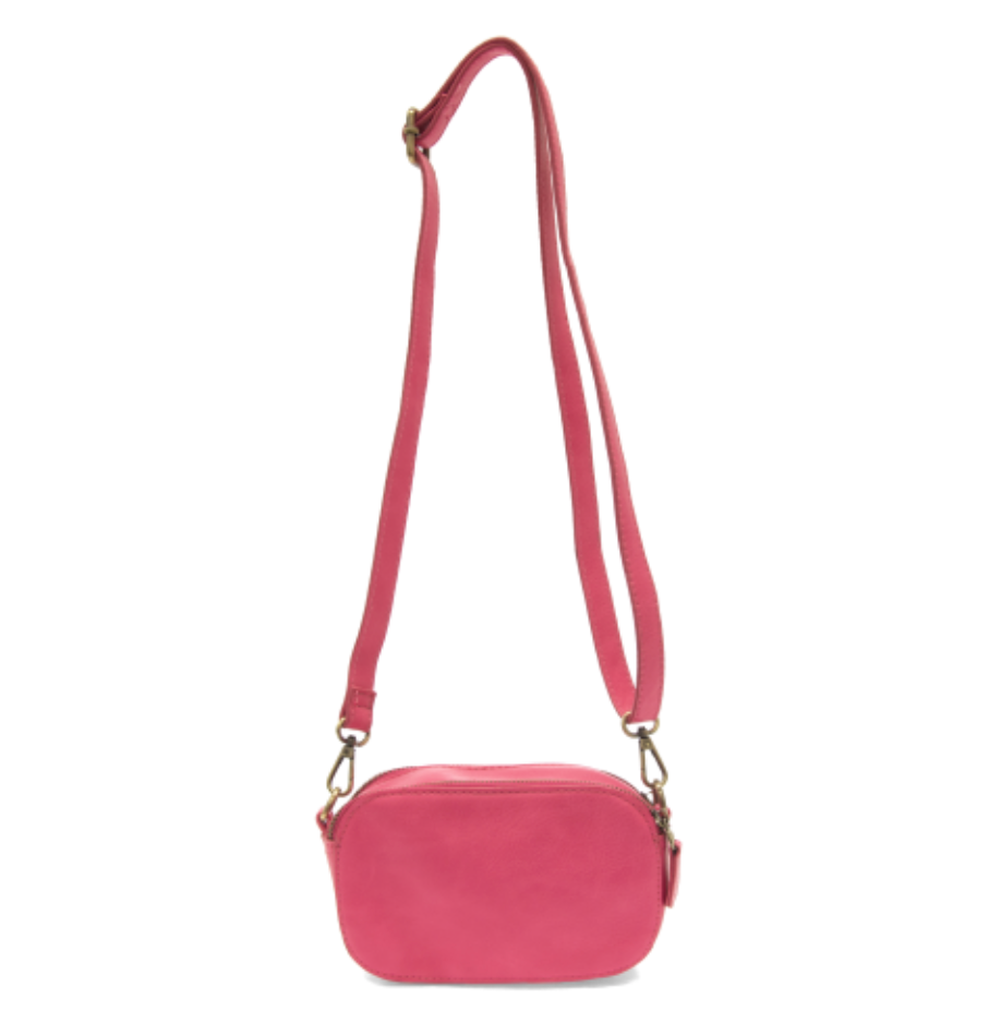 Joy Layne Mini Camera Crossbody - Cha Cha Pink