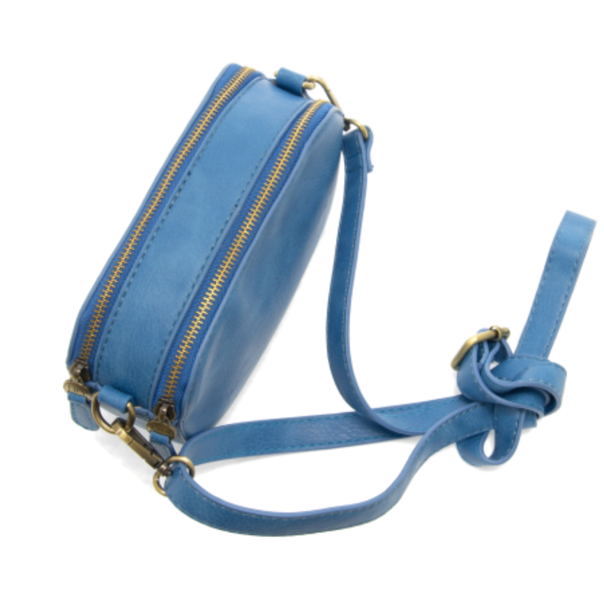 Joy Layne Mini Camera Crossbody - Surf Blue