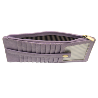 Kara Mini Card Holder/Travel Wallet - Lavender