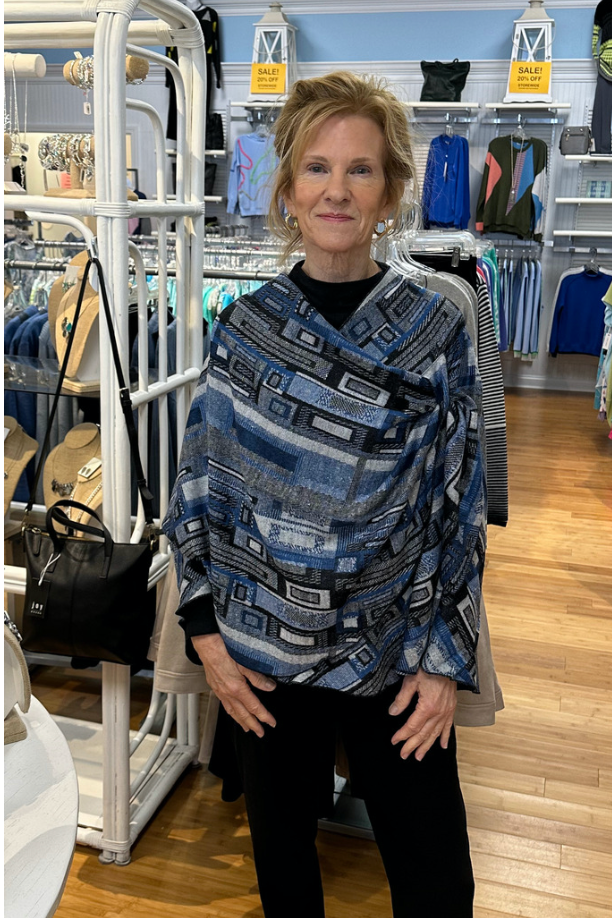Cashmere Buckle Shawl/Wrap
