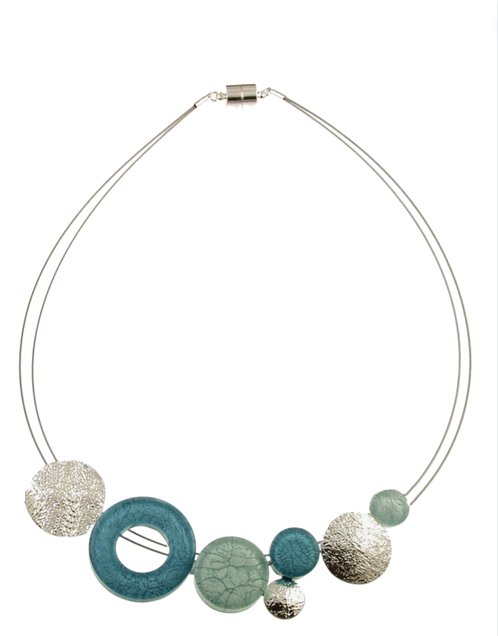 Origin Marblelized Resin Necklace