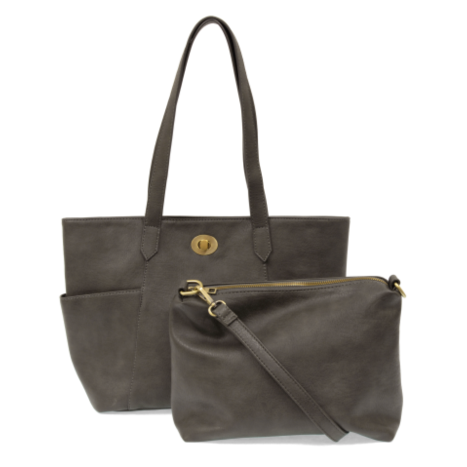 Judy Turn Lock Tote Bag-NEW STYLE