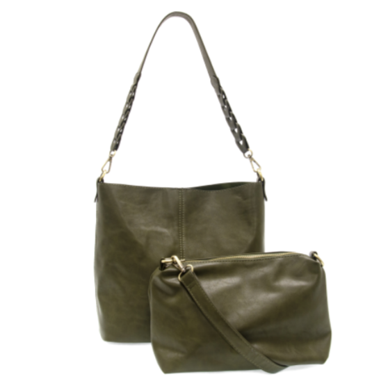 Tessa Convertible Hobo with Shoulder Strap