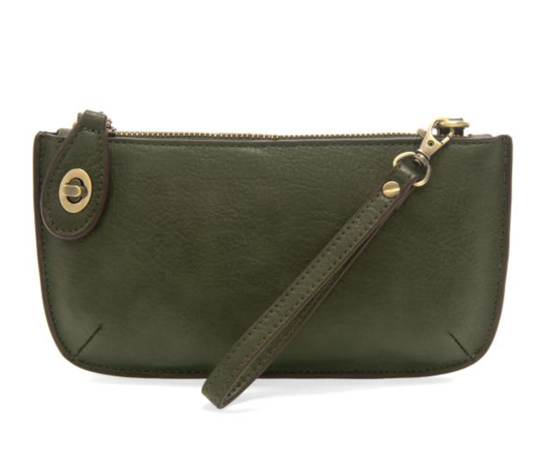 Mini Cross Body Wristlet Clutch-NEW COLORS