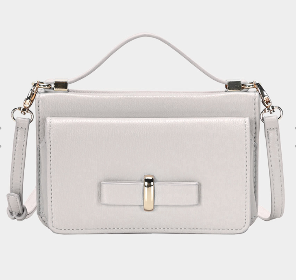 Rectangle Crossbody Bag-Ivory