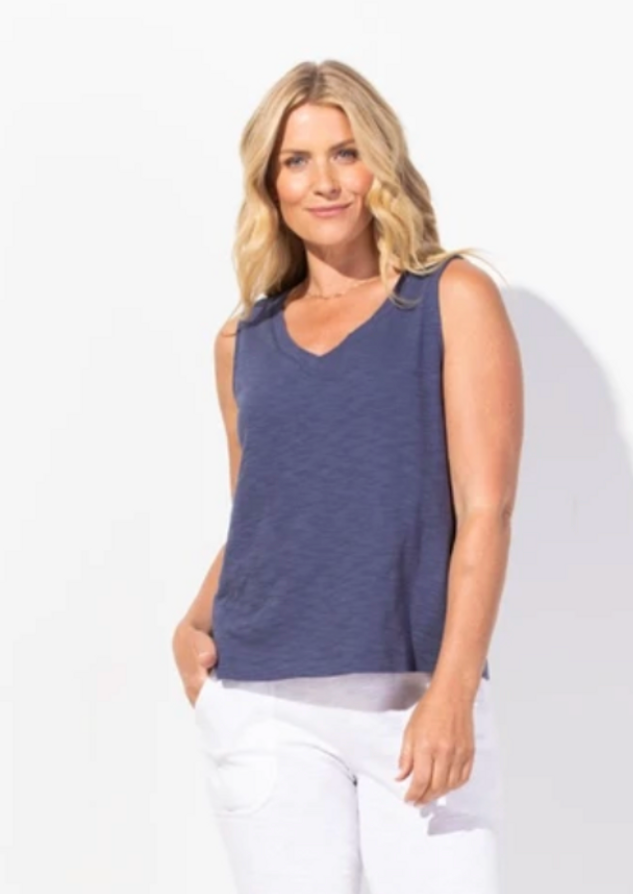 Escape Cotton V Neck Tank