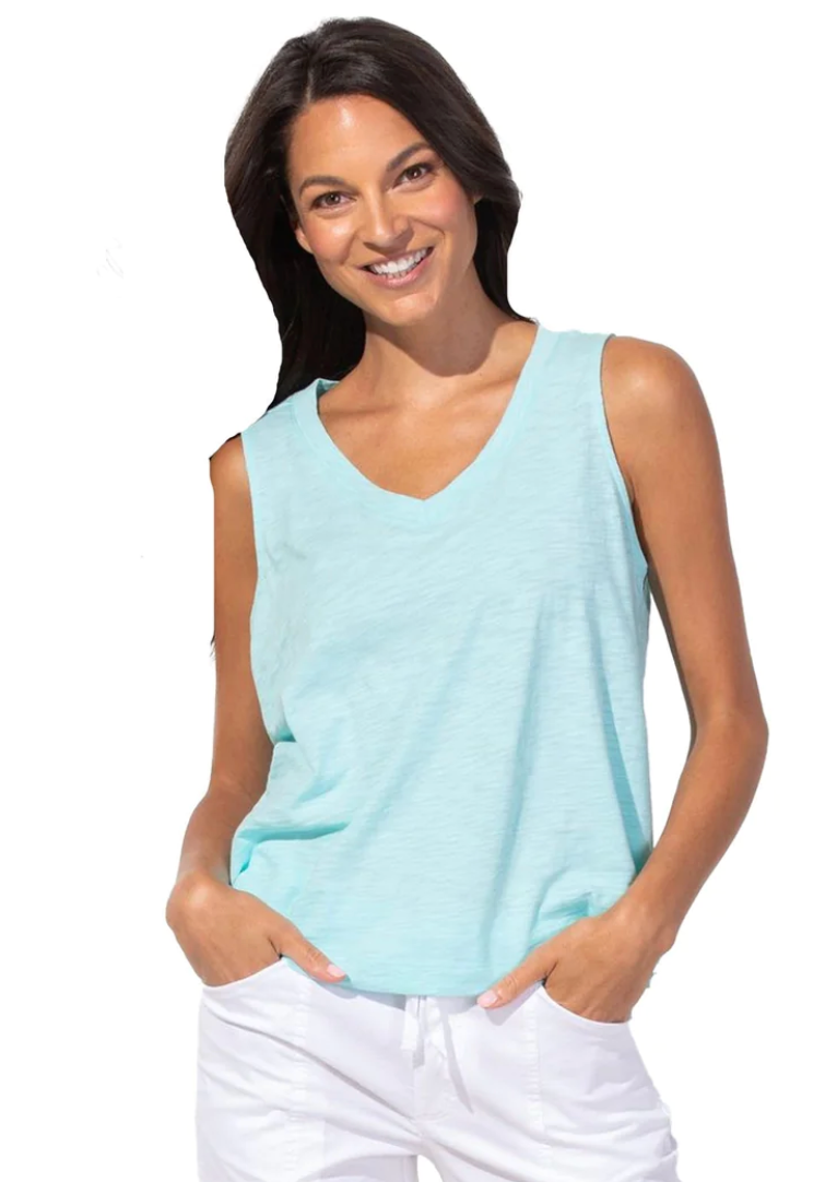 Escape Cotton V Neck Tank