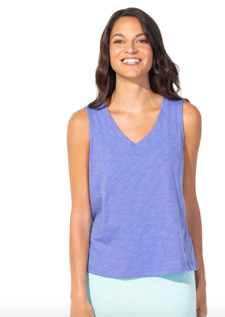 Escape Cotton V Neck Tank