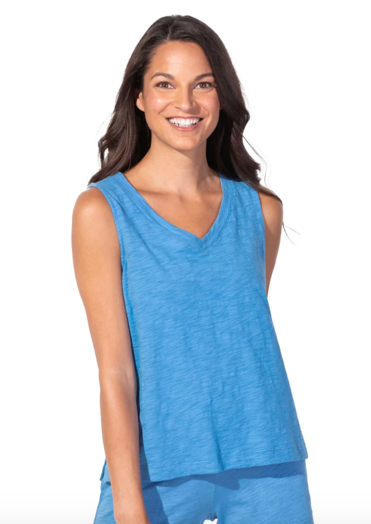 Escape Cotton V Neck Tank