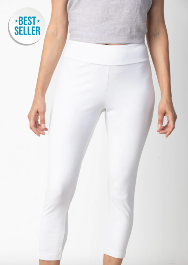 Habitat Stonewash Cotton Capri