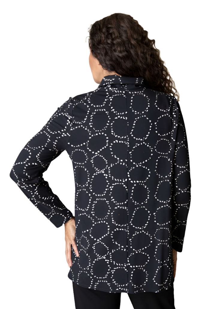 Habitat Core Travel Knit Circles Zip Front Jacket-50% OFF