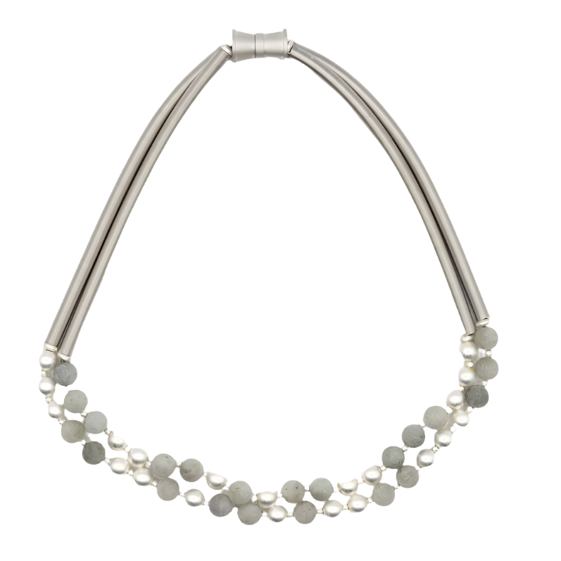 Sea Lily Hematite Necklace-Restocked