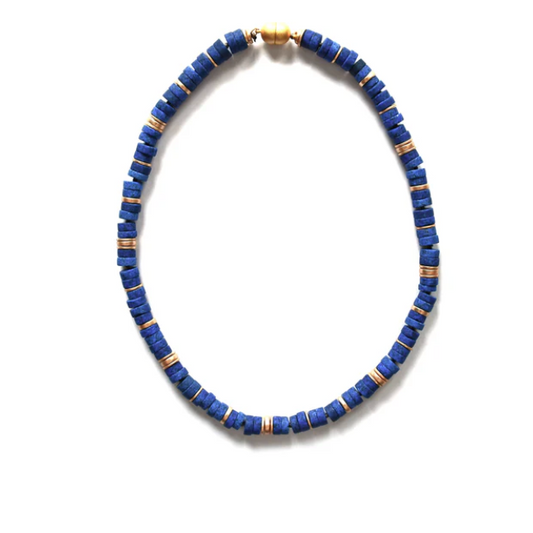 Sea Lily Lapis Necklace-Restocked