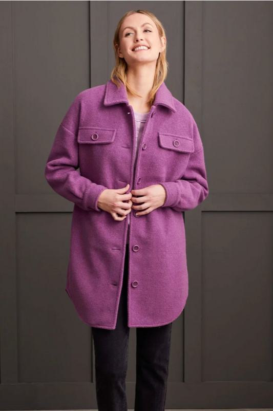 Tribal Boiled Wool Jacket-50% OFF