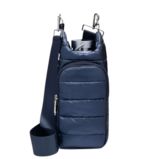 The Original WanderFull Hydrobag-Navy Glossy-Solid Strap
