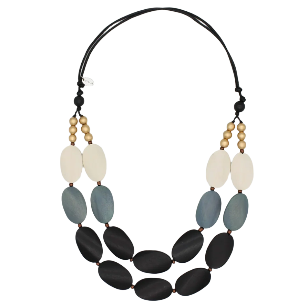 Sylca Gracie Grayscale Necklace