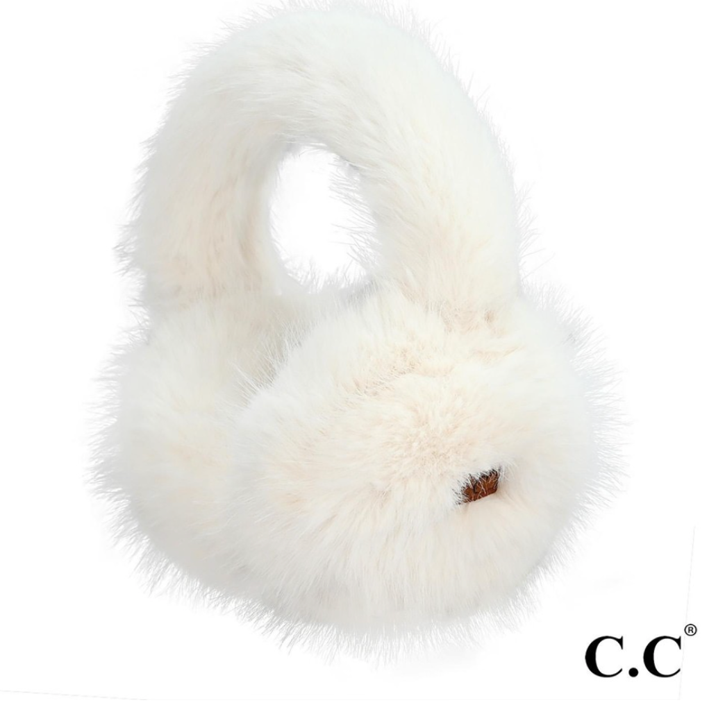 Faux Fur Ear Muff-50% OFF