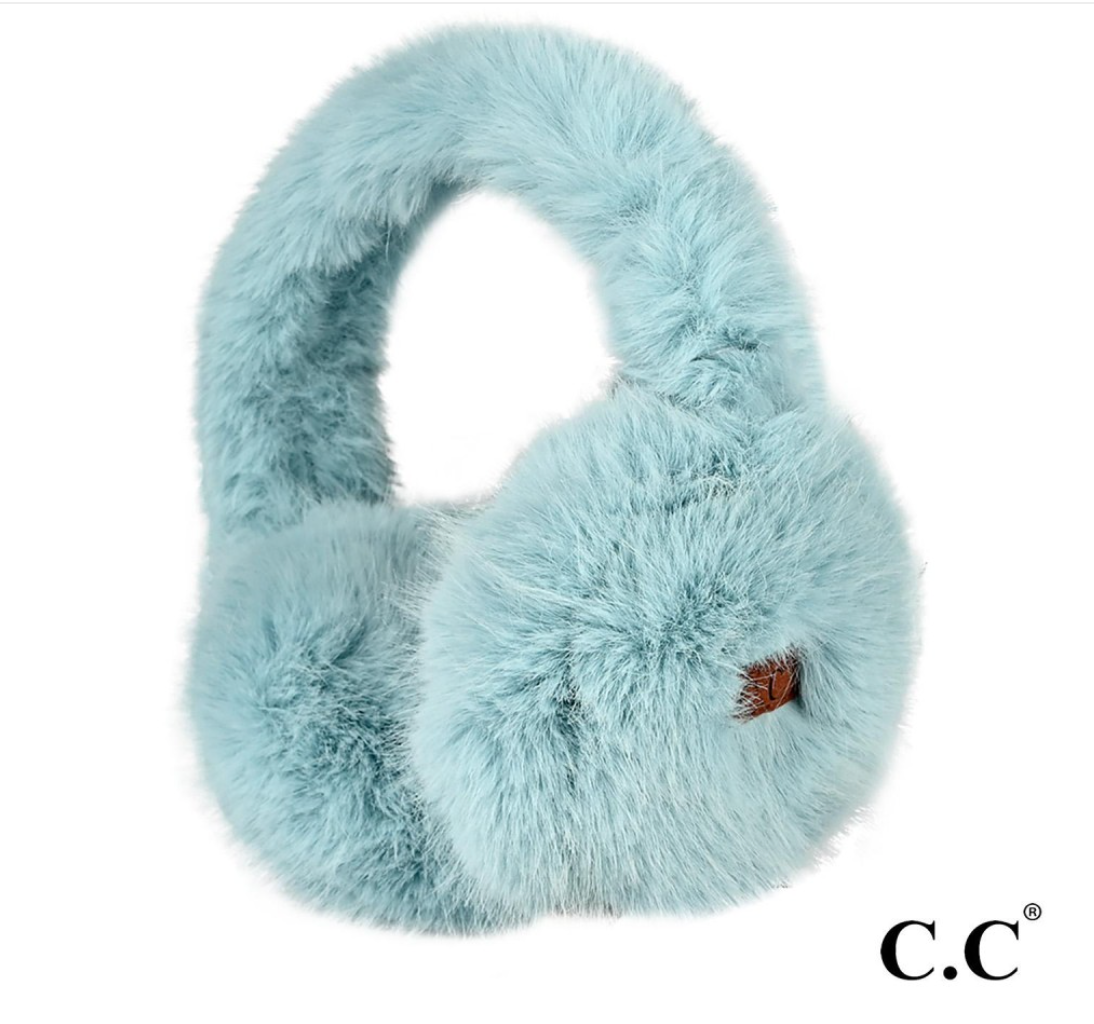 Faux Fur Ear Muff-50% OFF