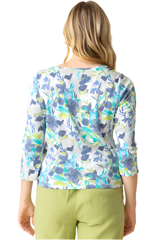 Habitat Cozy Rib Floral Everyday Tee