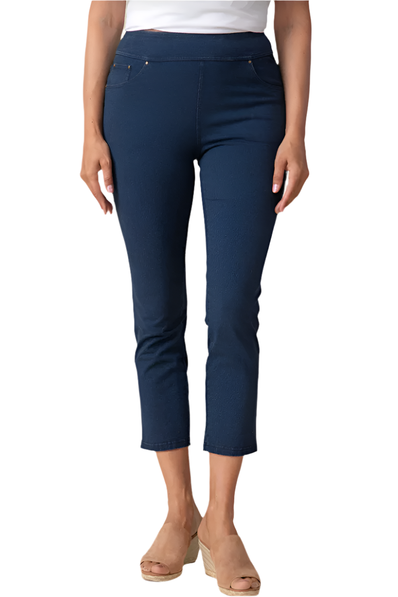 Habitat Stonewash Cotton Knit Jean Capri