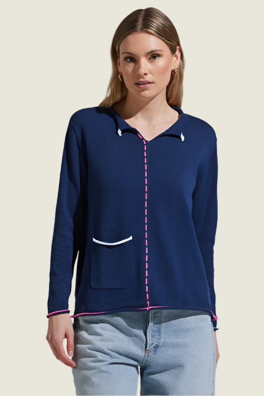 Zaket & Plover Thread Detail Sweater-NEW