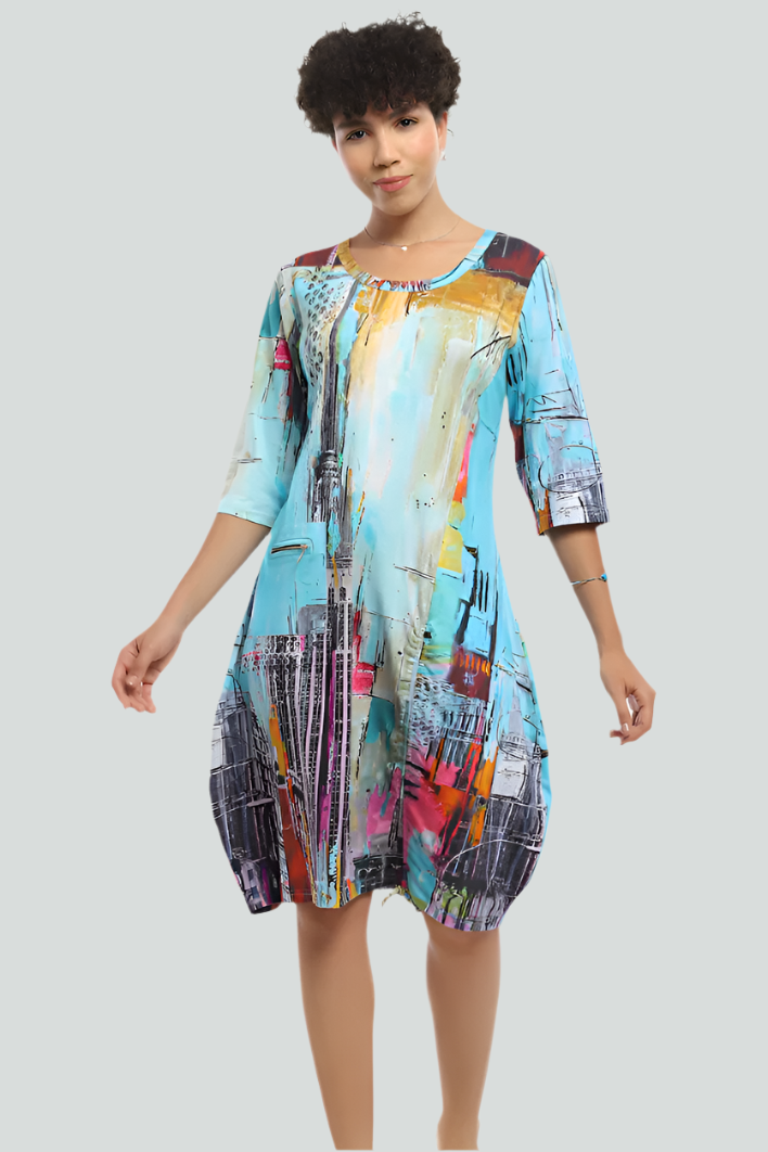 Parsley & Sage Adjustable Hem Chicago Dress-25% OFF