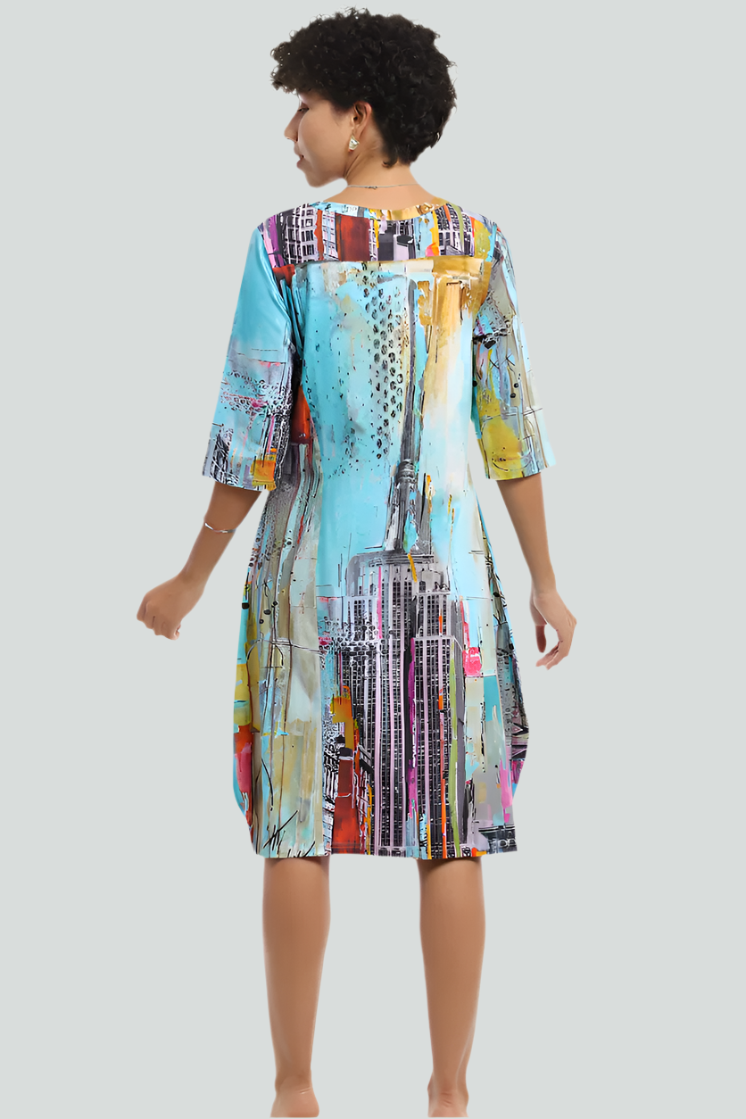 Parsley & Sage Adjustable Hem Chicago Dress-25% OFF