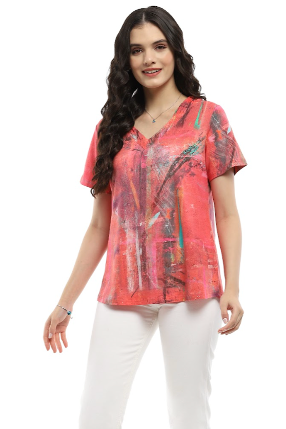 Parsley & Sage Kelly Short Sleeve Top