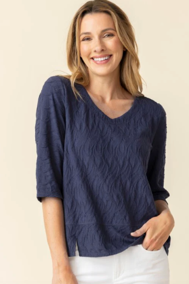 Habitat Cascade Cotton Elbow Sleeve Tee
