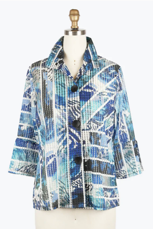 Damee Abstract Watercolor Jacket-50% OFF