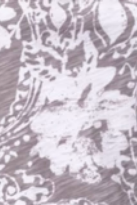 Escape Paisley Scroll Print V-Neck Tee