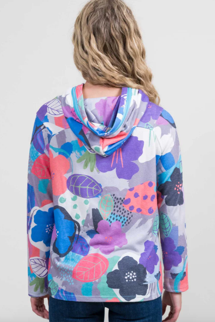 Trisha Tyler Floral Print Hoodie