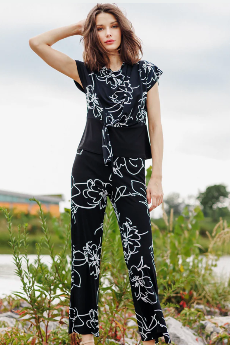 Clara SunWoo Blossom Sketch Ankle Pant