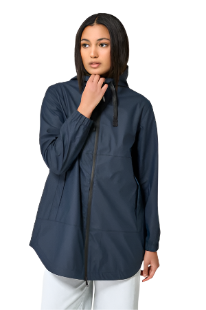 Batela Waterproof Raincoat With Back Detail