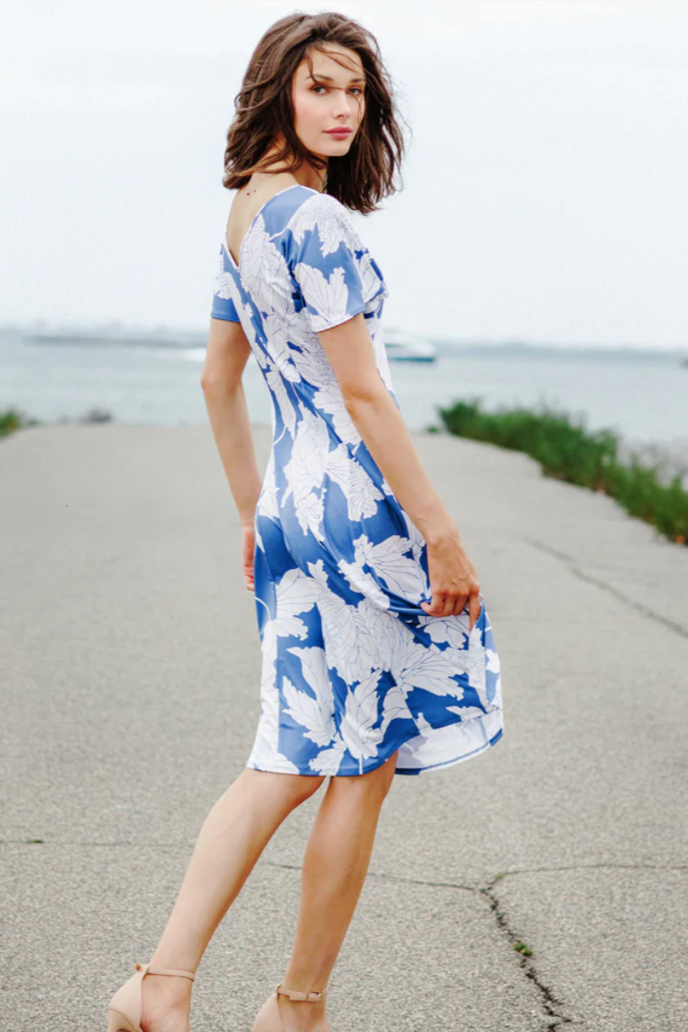 Clara SunWoo Floral Midi Dress