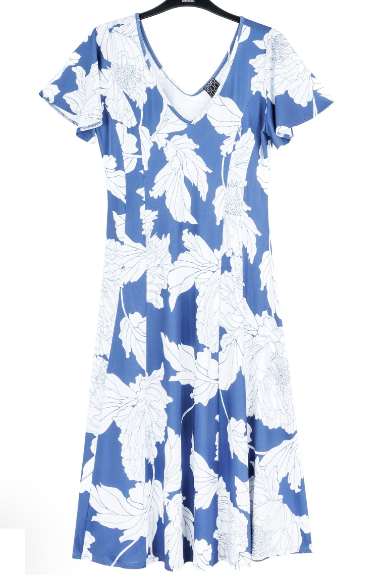 Clara SunWoo Floral Midi Dress
