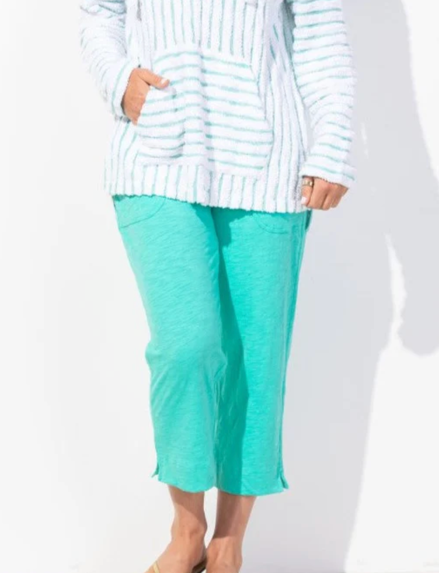 Escape by Habitat Textured Peruvian Cotton On The Go Capri