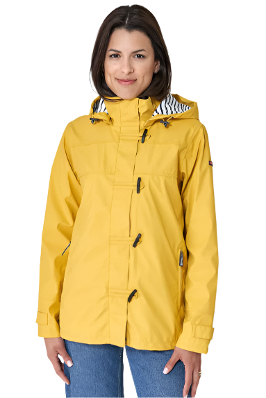 Batela Raincoat With Stripe Lining And Hood
