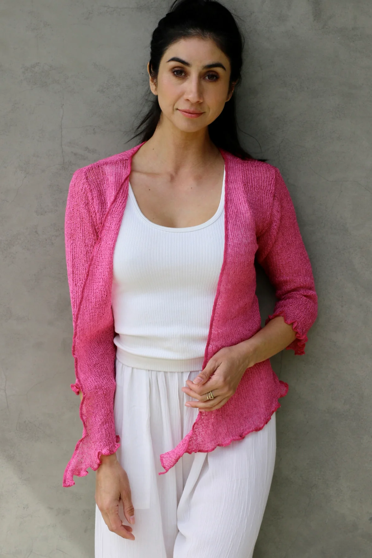 Island Tribes Double Knit Shrug-RESTOCKED
